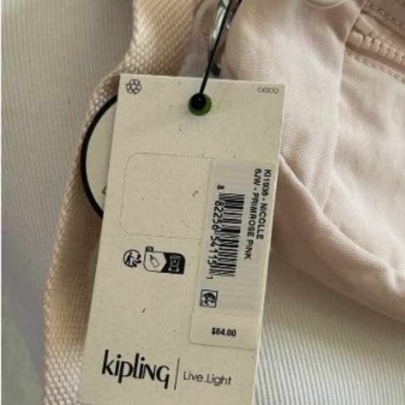 NEW Kipling Nicolle Everyday Crossbody Hip Belt Bag - Primrose Pink - Picture 7 of 7